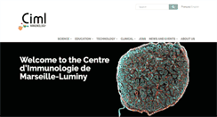 Desktop Screenshot of ciml.univ-mrs.fr