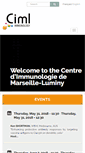 Mobile Screenshot of ciml.univ-mrs.fr