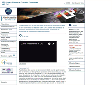 Tablet Screenshot of lp3.univ-mrs.fr