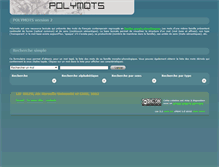 Tablet Screenshot of polymots.lif.univ-mrs.fr