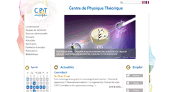 Desktop Screenshot of cpt.univ-mrs.fr