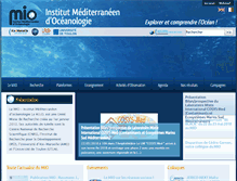 Tablet Screenshot of com.univ-mrs.fr